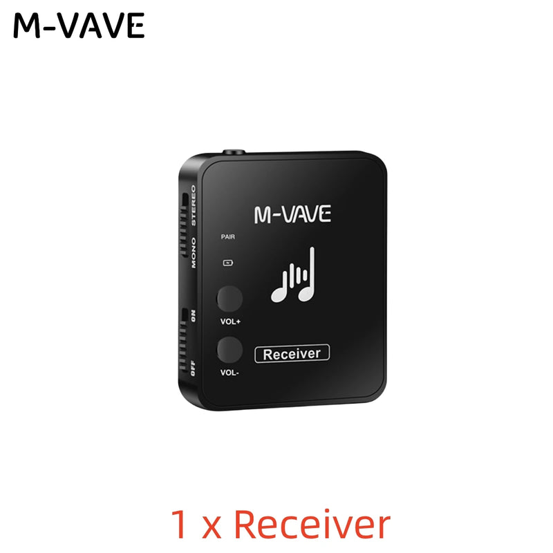 Receptor de fone Entrada wp12 M-vave WP-10 2.4G Wireless System