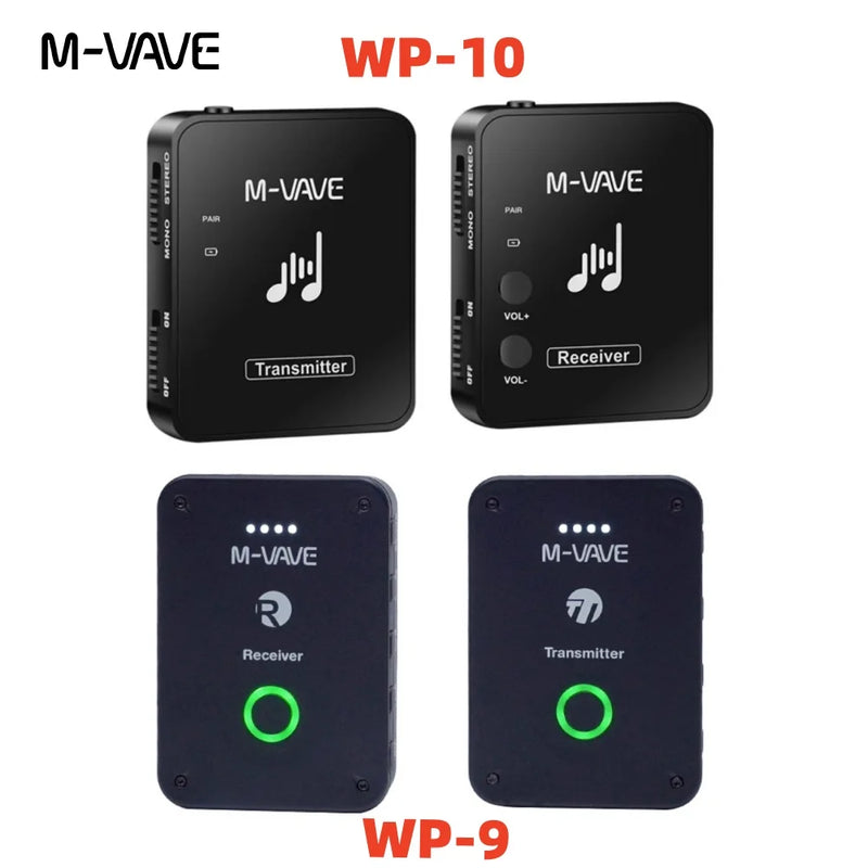 Receptor de fone Entrada wp12 M-vave WP-10 2.4G Wireless System