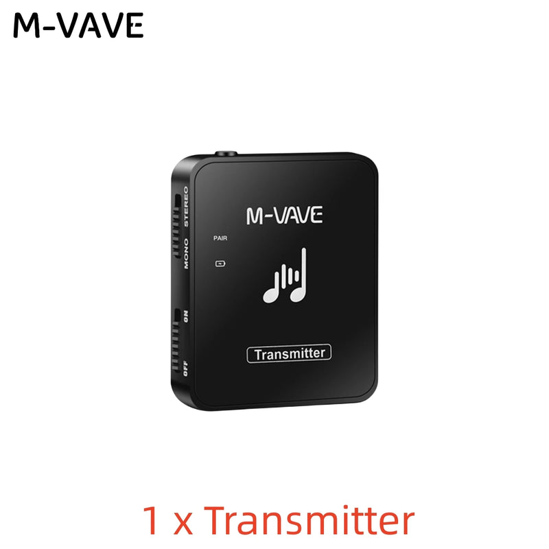 Receptor de fone Entrada wp12 M-vave WP-10 2.4G Wireless System