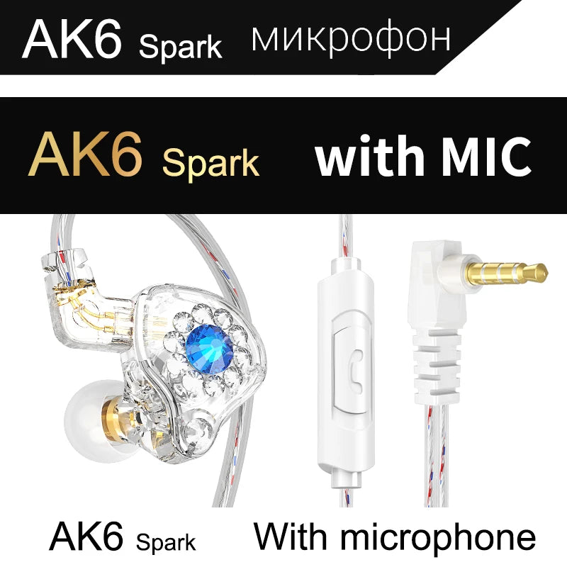 Original QKZ AK6 Copper Driver HiFi