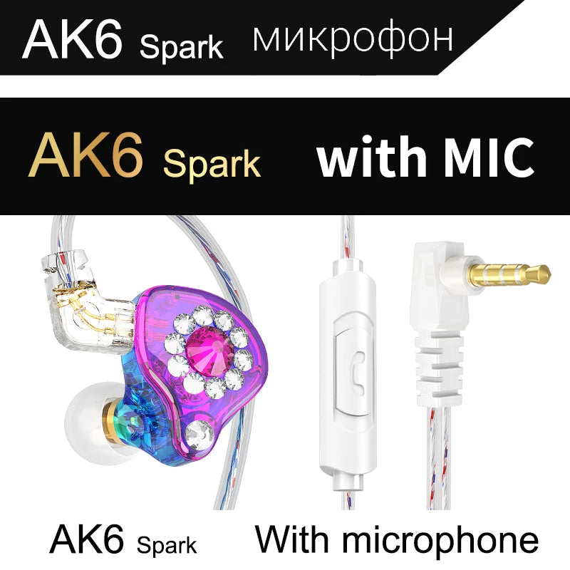 Original QKZ AK6 Copper Driver HiFi